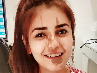 Asiatisk Momina Mustehsan Cum Tribute #2 With Lotion