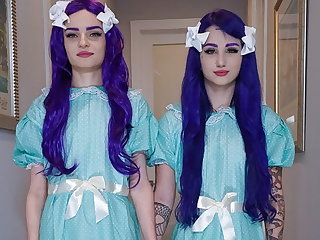 Cosplay Come Play With Us! Evil Twin STEPSISTERS Suck Me OFF